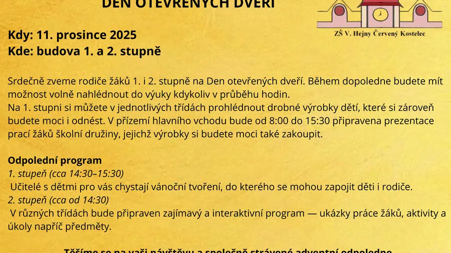 Den otevřených dveří